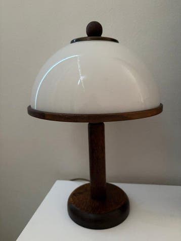 Tafellamp - Hout, Metaal, Plastic