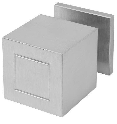 Voordeurknop SQUARE JB200V Vast op rozet rvs, Bricolage & Construction, Bricolage & Rénovation Autre