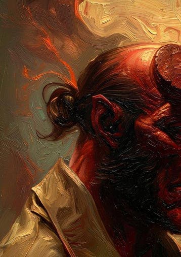 Boriani - Hellboy, Oil series, limited edition 3/25, Cd's en Dvd's, Nieuw in verpakking