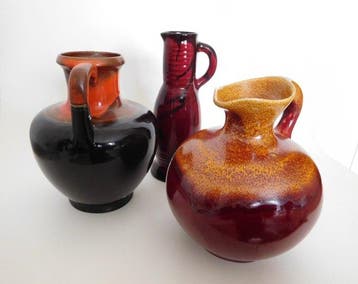 Regina Kunstaardewerkfabriek - Vase (3) - Faïence