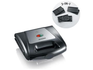 Veiling - SEVERIN 3-in-1 sandwichmaker broodrooster, Elektronische apparatuur, Nieuw