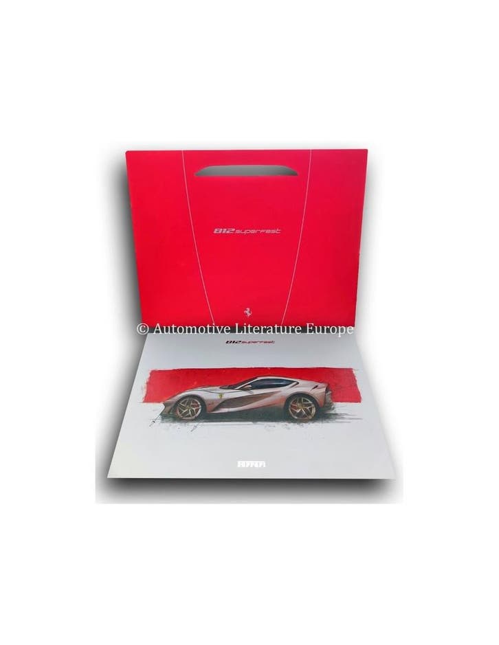 2018 FERRARI 812 SUPERFAST LITHOGRAFIE, Livres, Autos | Brochures & Magazines