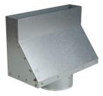 Rechte roosterschoen 305 x 57mm met aansluiting Ø 125mm, Verzenden, Nieuw