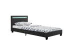 Veiling - Gestoffeerd Bed Verona - 90 x 200 cm - Zwart, Gebruikt