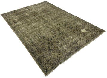 Handgeknoopte Vintage Art - Designer Tapijt - Vloerkleed -