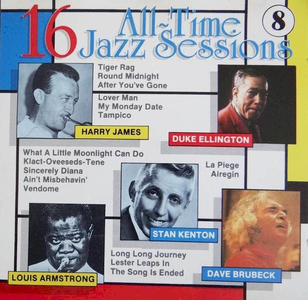 Various - 16 All-Time Jazz Sessions 8, Cd's en Dvd's, Cd's | Jazz en Blues, Gebruikt, Verzenden