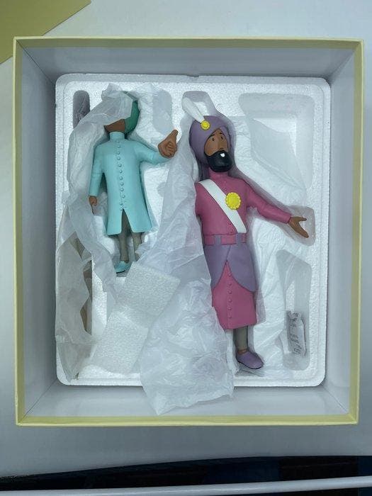 Tintin - Statuette Moulinsart 46019 - Maharadjah et son fils, Boeken, Strips | Comics