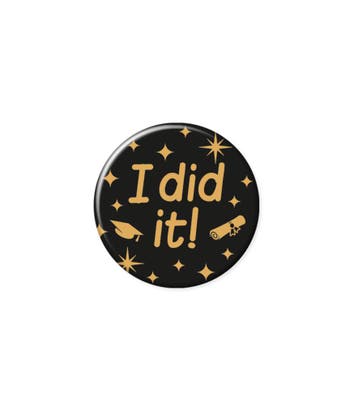 Button I Did It, Verzenden, Nieuw