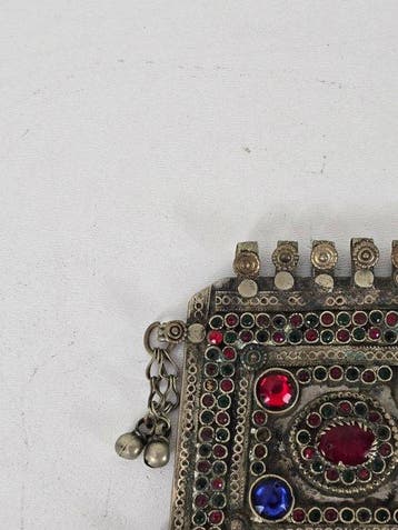 Borststuk Kuchi amulet hanger - Afghanistan (Zonder, Antiquités & Art, Art | Art non-occidental