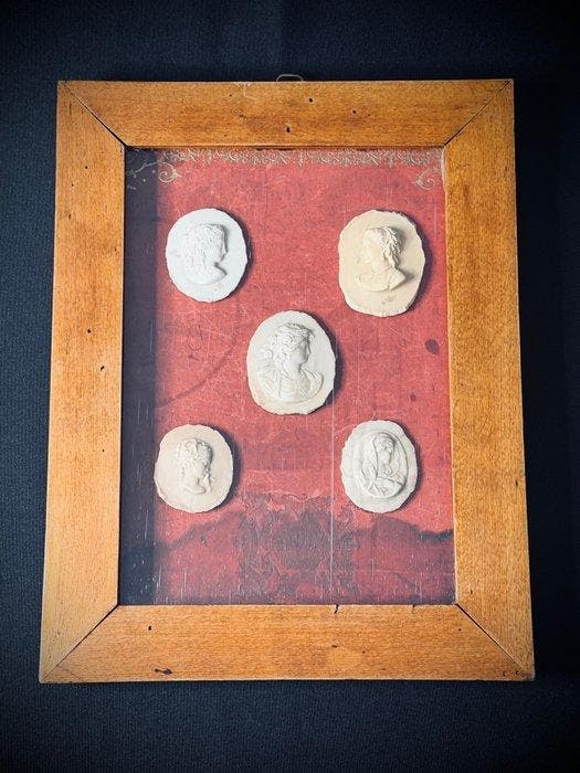 Reliëf, Grand Tour Relieftableau - 35 cm - Alabaster, Antiek en Kunst, Antiek | Meubels | Stoelen en Sofa's