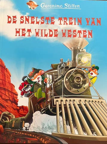 Geronimo Stilton strip - De snelste trein van het Wilde, Verzenden, Geronimo Stilton
