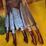Keukenmes - Chefs knife - Handgemaakte gesmede messen, hout