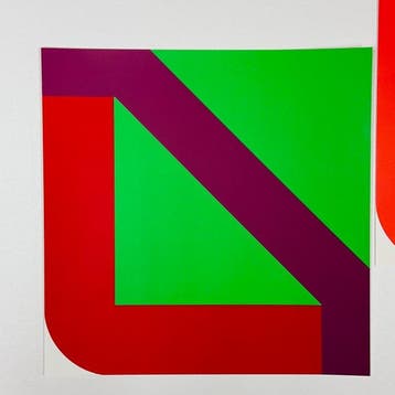 Georg Karl Pfahler (1926-2002) - 2x Hard Edge Minimal