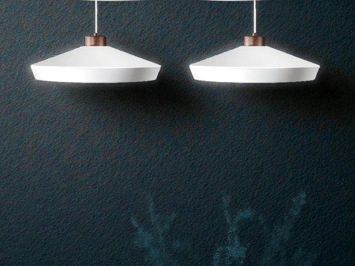 Herstal - Mikael Berlin - Plafondlamp (2) - Edge 500 - Wit -, Antiek en Kunst, Antiek | Meubels | Stoelen en Sofa's