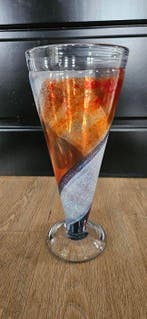 Kosta Boda - Kjell Engman - Vaas (3) - Twister - Glas