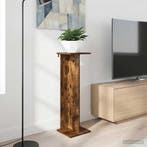 vidaXL Plantenstand Gerookte Eik 25 x 25,5 x 80,5 cm, Verzenden, Nieuw