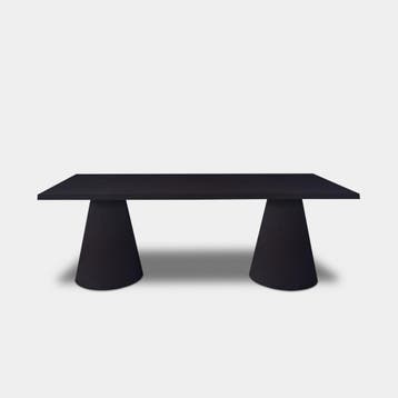 Tafel Boomstam Eikenhout  Set Kegelpoot  240x100, Huis en Inrichting, Tafels | Eettafels, Nieuw