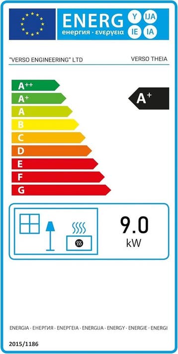 MaxxHome Moderne houtkachel - 9 kW - 57x47x93cm - Geschik..., Ophalen of Verzenden, Nieuw