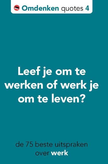 De 75 beste uitspraken over omdenken op het werk / Omdenken, Verzenden, Zo goed als nieuw, Berthold Gunster