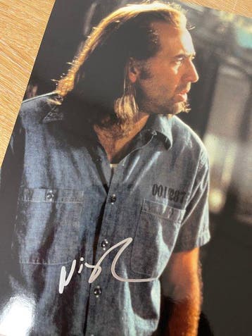 Con Air - Nicolas Cage Signed 14x11 (35.6 × 27.9 cm) Photo, Nieuw