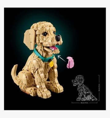 Lego Set - 11384 - Icons - Golden Retriever Puppy, Nieuw