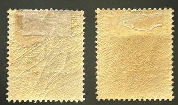 België 1867 - Leopold I in profiel - 10 centimes Grijs in 2, Gestempeld