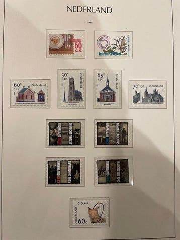 Pays-Bas 1970/1999 - Collection sans gomme dans un album de