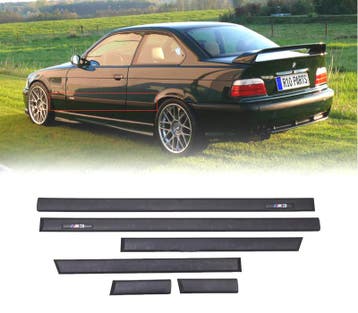 KIT MOULURES LATÉRALES PORTE BMW E36 LOOK M3 COUPÉ CABRIO, Verzenden