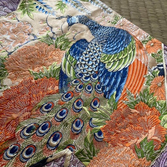 Prachtige Fukuro-obi - 270 cm met de hand geborduurd, Antiek en Kunst, Antiek | Overige Antiek