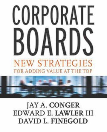 Corporate Boards 9780787956202 Jay A. Conger, Verzenden, Jay A. Conger