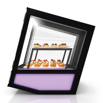 Koelvitrine | QBO | Zwart | +4°C/+8°C | Geforceerd | 1/2/3, Verzenden