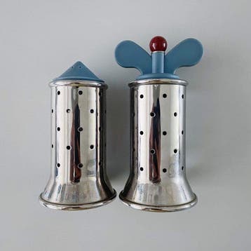 Alessi - Michael Graves - Olie-en-azijnstelletje (2) - zout-