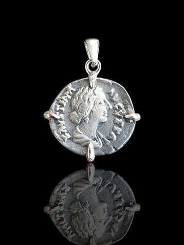 Oud-Romeins, Keizerrijk Zilver Munthanger - Keizerin