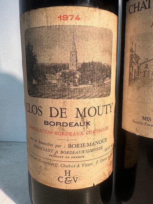1974 Borie-Manoux Clos de Mouty(1),1976 Chateau Petit, Collections, Vins