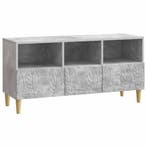 vidaXL TV Kast 102 x 34,5 x 50 cm Betongrijs Bewerkt hout, Verzenden