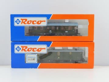 Roco H0 - 44992/44542 - Modeltrein personenwagen (2) - 2