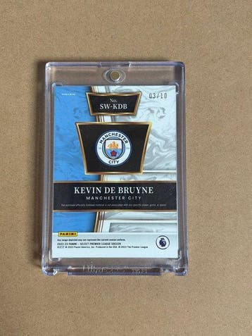 2022/23 Panini Select Kevin De Bruyne SW-KDB 3/10 Carte