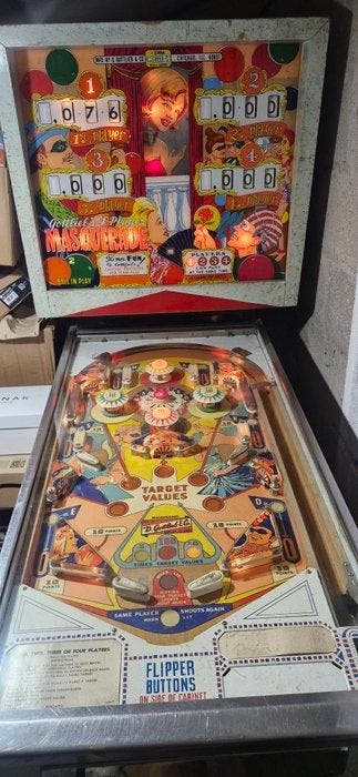 Gottlieb - Mechanische flipperkast Masquerade - 1960-1970 -