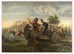 Europese school (XIX) - Battaglia di cavalieri