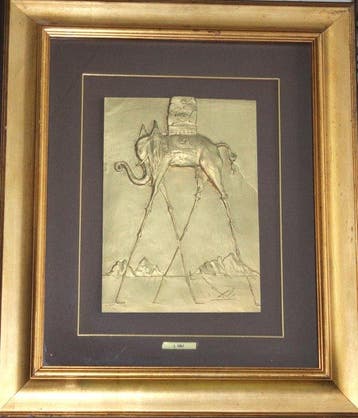 Salvador Dali (1904-1989) - Relief, Elefante spaziale - 34, Antiquités & Art