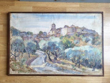 French school (XX) - Paysage de Provence