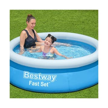 Bestway Fast Set opbouwzwembad zonder pomp, Ø 183 x 51 cm.., Ophalen of Verzenden, Nieuw