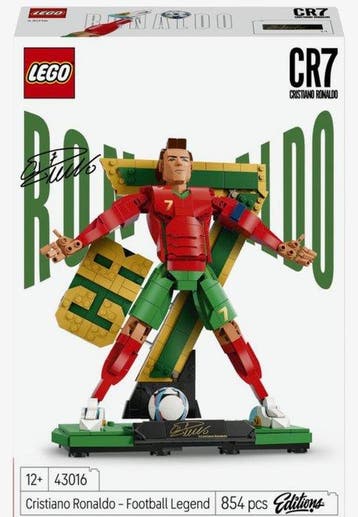 Lego Set - 43016 - Icons - Cristiano Ronaldo - Football, Kinderen en Baby's, Nieuw