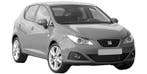 Seat Ibiza 2008-2012 H4 Koplamp Zwart Links (Koplampen), Verzenden, Nieuw