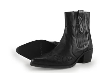Manfield Cowboy laarzen in maat 40 Zwart, Verzenden