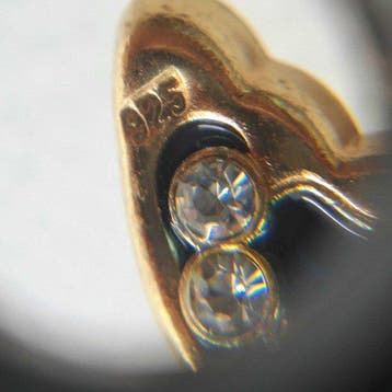 Sans prix de réserve - Broche Argento 925. - Papillon.