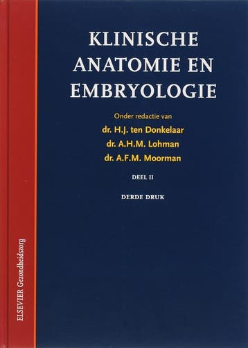 Klinische anatomie en embryologie 2 9789035228573, Boeken, Verzenden, Gelezen, H.J. ten Donkelaar