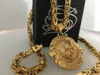 AJS - Pendentif médaille du lion et chaîne Royal Weave,, Collections, Objets militaires | Général