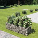 vidaXL Gabion plantenbak verhoogd 180x50x50 cm, Verzenden