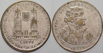 Verzilverte brons medaille 1817 Reformation, Postzegels en Munten, Penningen en Medailles, Verzenden